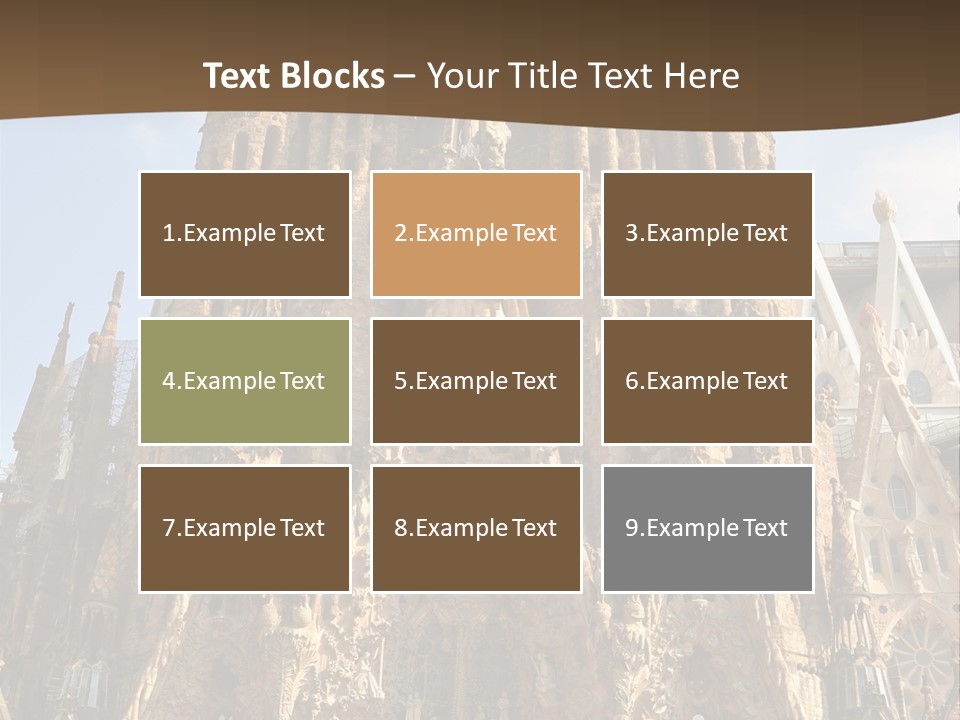 Gaudi Spanish Travel PowerPoint Template