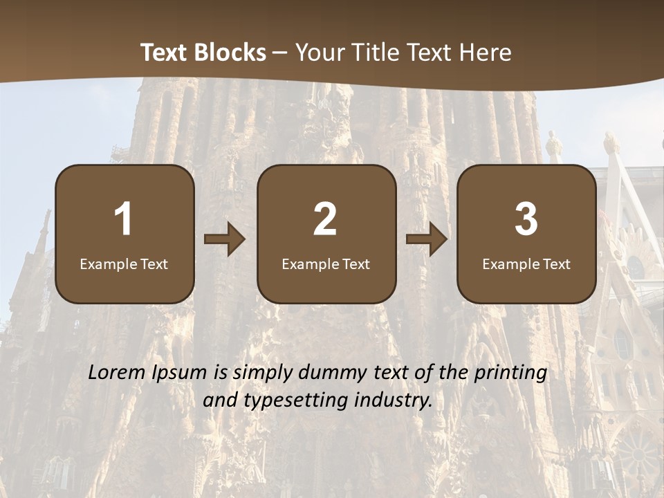 Gaudi Spanish Travel PowerPoint Template
