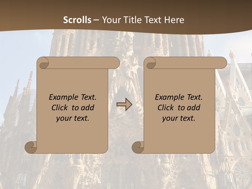 Gaudi Spanish Travel PowerPoint Template