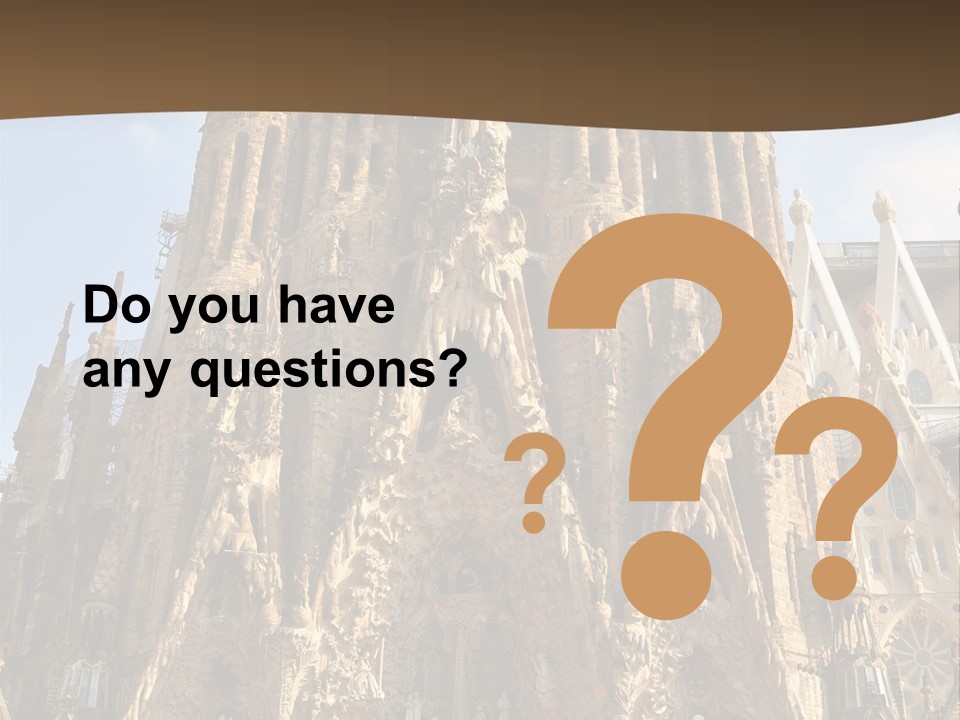 Gaudi Spanish Travel PowerPoint Template