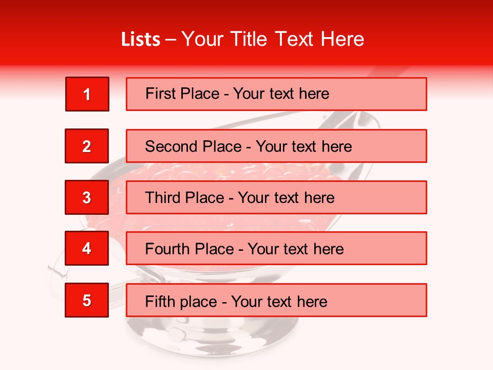 Isolated Meal Russia PowerPoint Template
