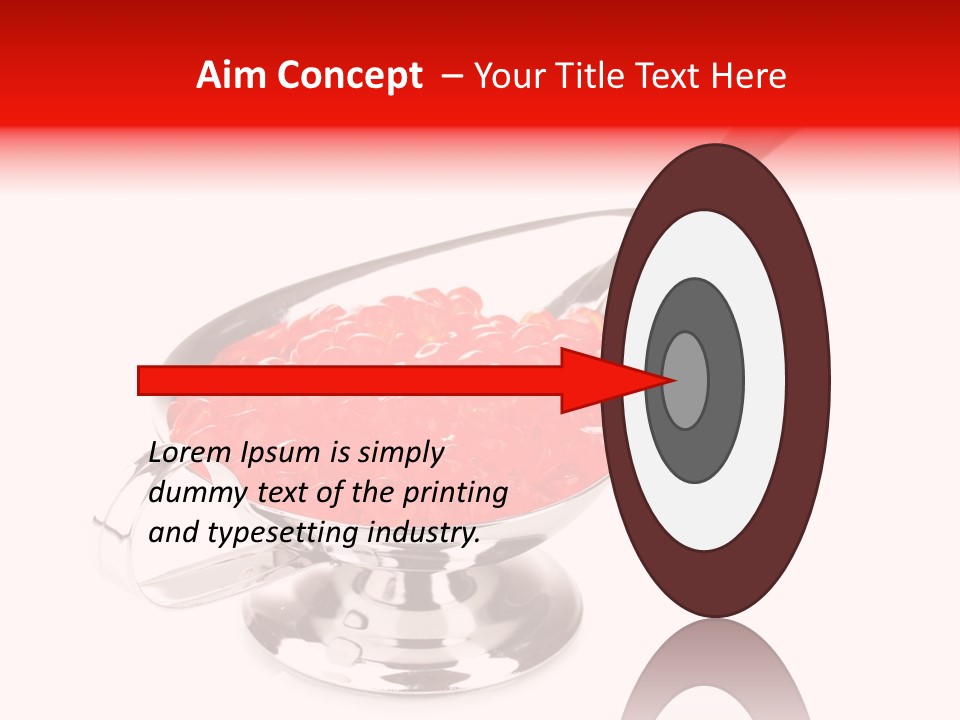 Isolated Meal Russia PowerPoint Template