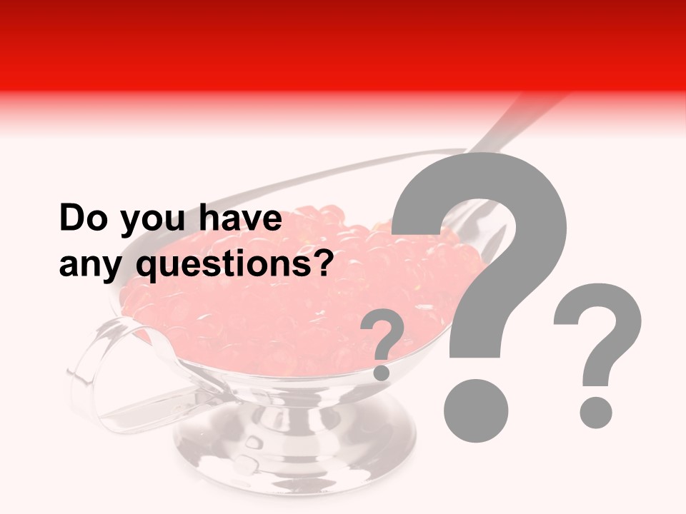 Isolated Meal Russia PowerPoint Template