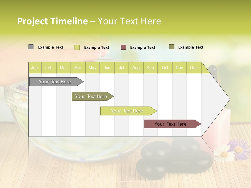 Glass Woman Finger PowerPoint Template