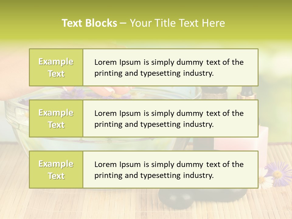 Glass Woman Finger PowerPoint Template