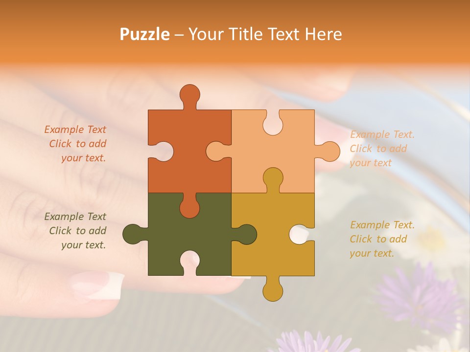 Skincare Aromatherapy Skin PowerPoint Template