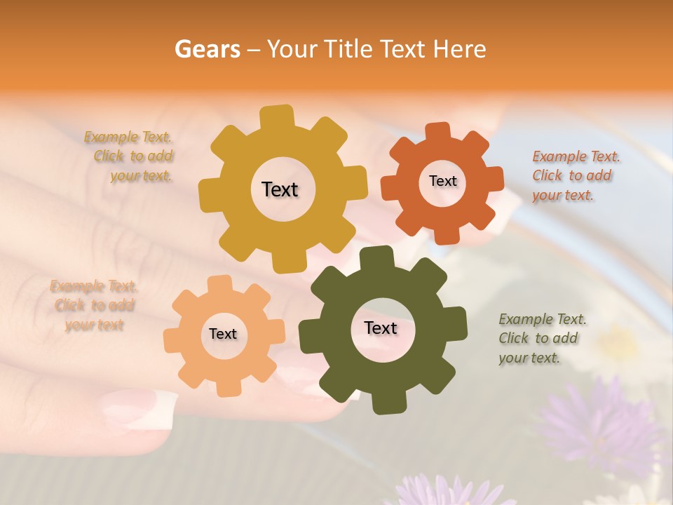 Skincare Aromatherapy Skin PowerPoint Template