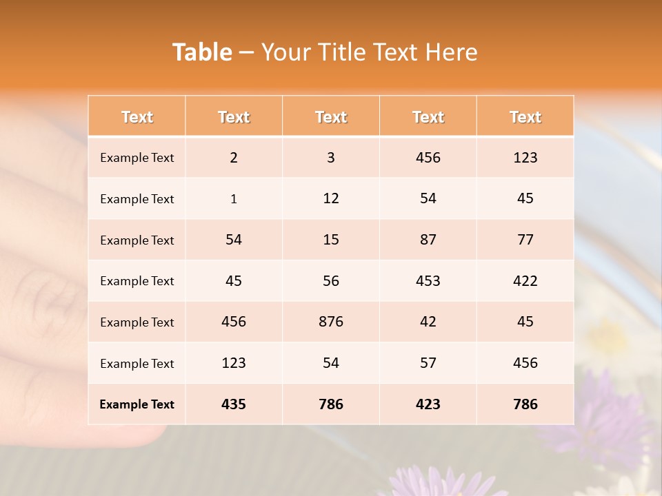 Skincare Aromatherapy Skin PowerPoint Template