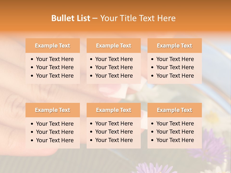 Skincare Aromatherapy Skin PowerPoint Template