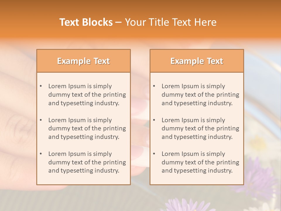 Skincare Aromatherapy Skin PowerPoint Template