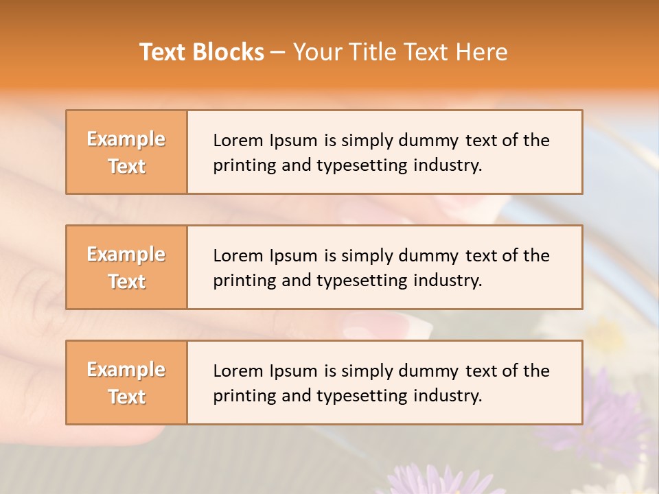 Skincare Aromatherapy Skin PowerPoint Template