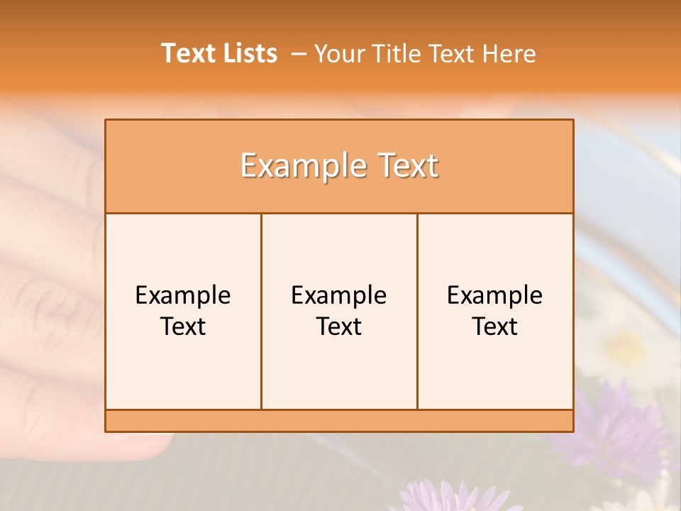 Skincare Aromatherapy Skin PowerPoint Template