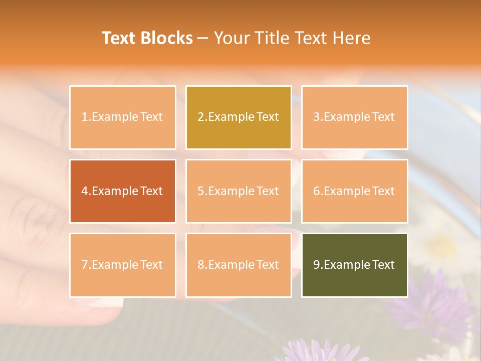 Skincare Aromatherapy Skin PowerPoint Template