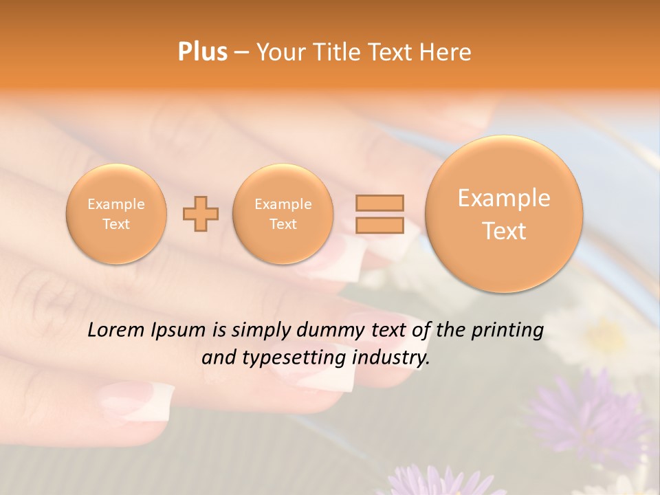 Skincare Aromatherapy Skin PowerPoint Template
