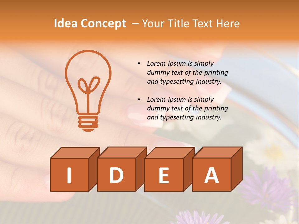 Skincare Aromatherapy Skin PowerPoint Template