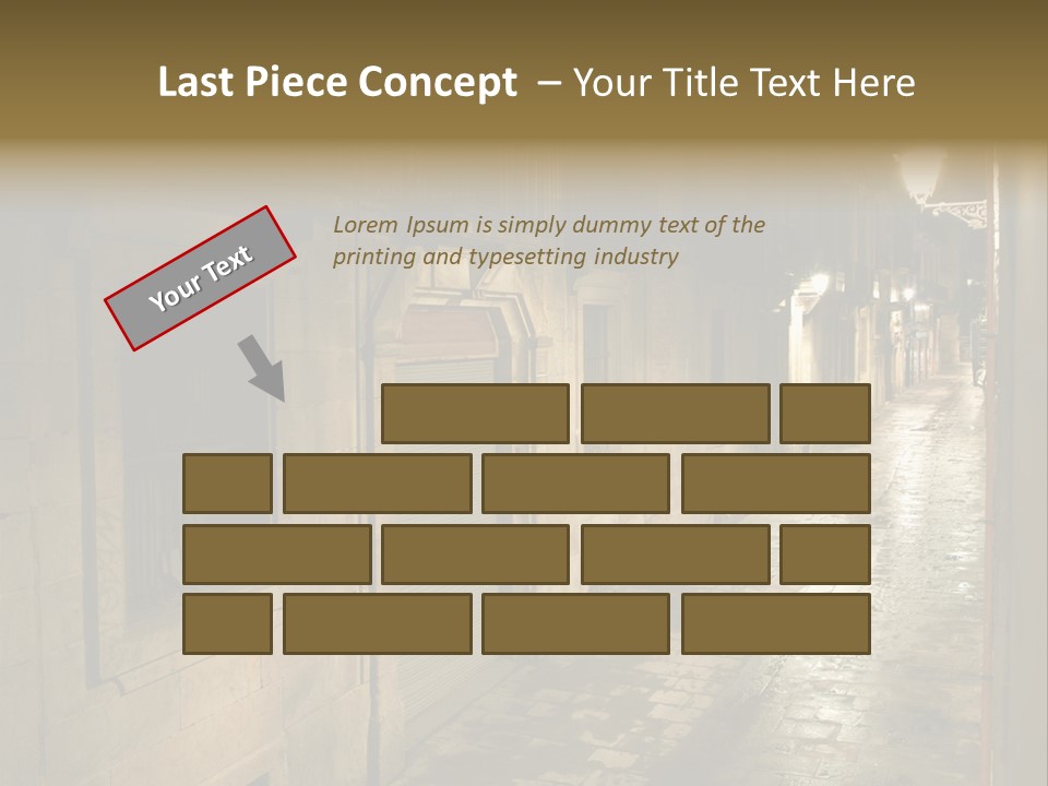 Catalonia House Cityscape PowerPoint Template