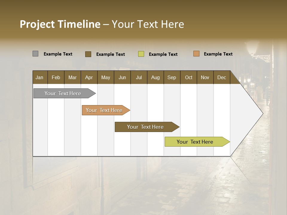 Catalonia House Cityscape PowerPoint Template