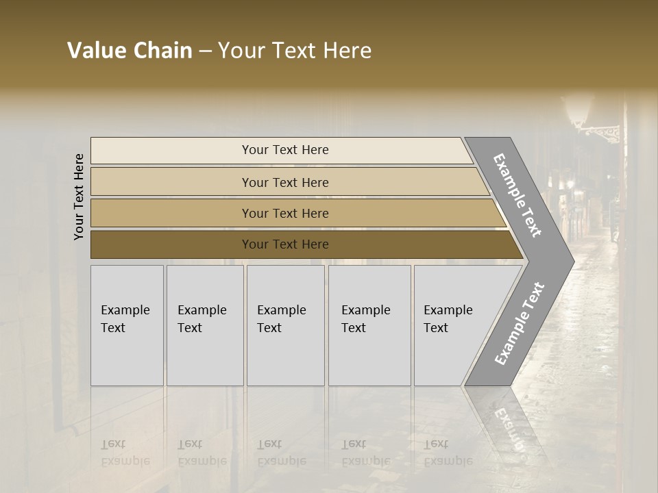 Catalonia House Cityscape PowerPoint Template
