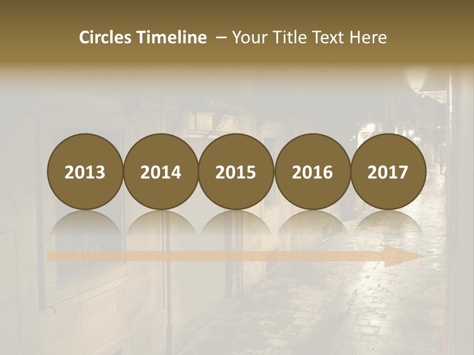 Catalonia House Cityscape PowerPoint Template