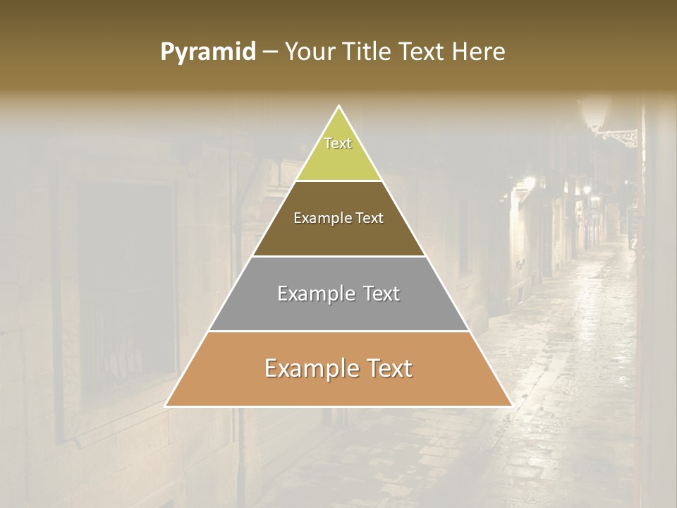 Catalonia House Cityscape PowerPoint Template