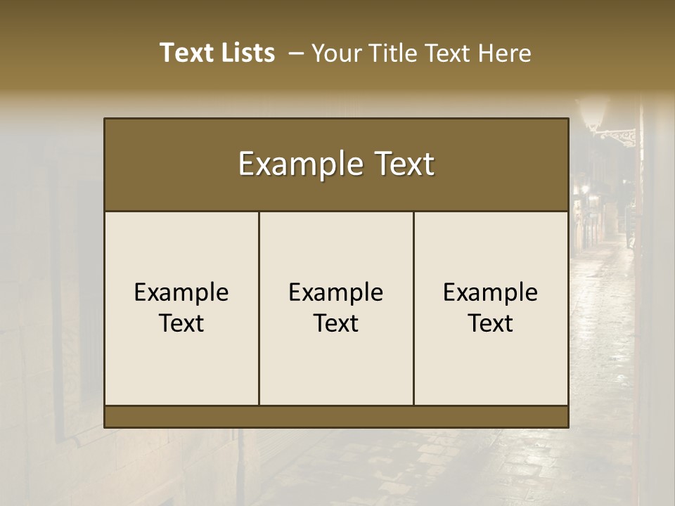 Catalonia House Cityscape PowerPoint Template