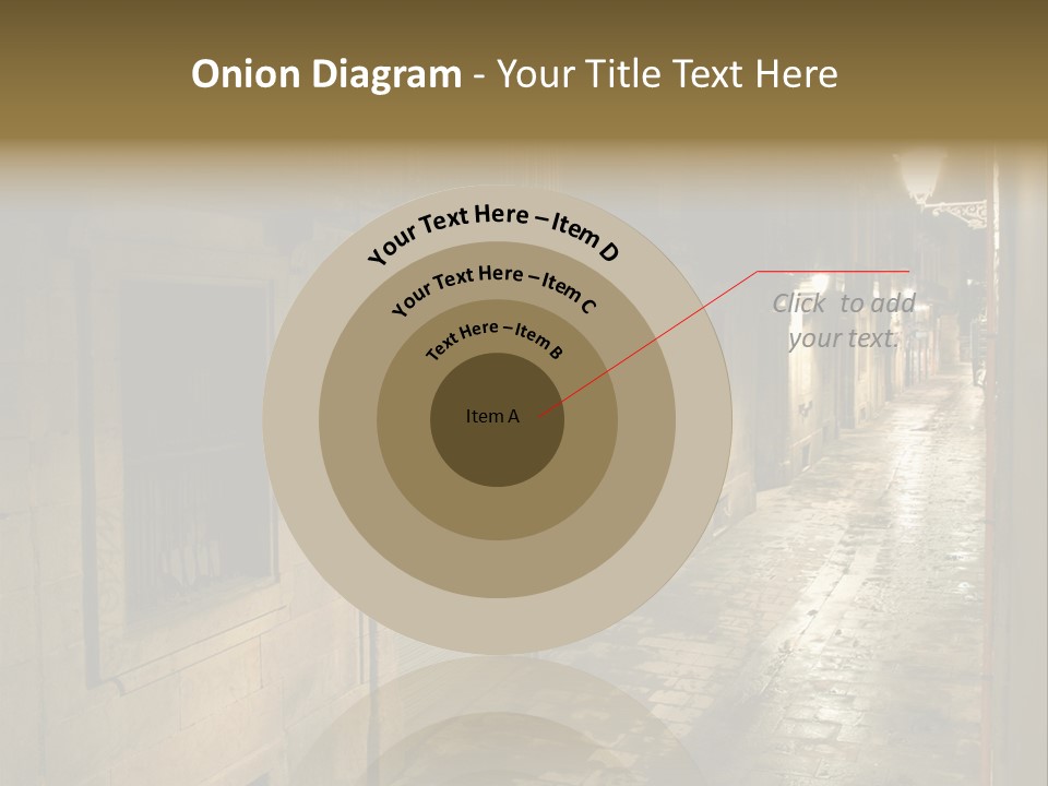 Catalonia House Cityscape PowerPoint Template