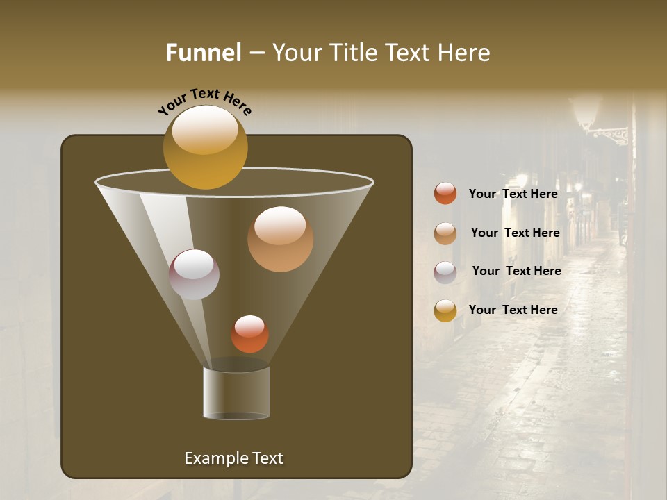 Catalonia House Cityscape PowerPoint Template