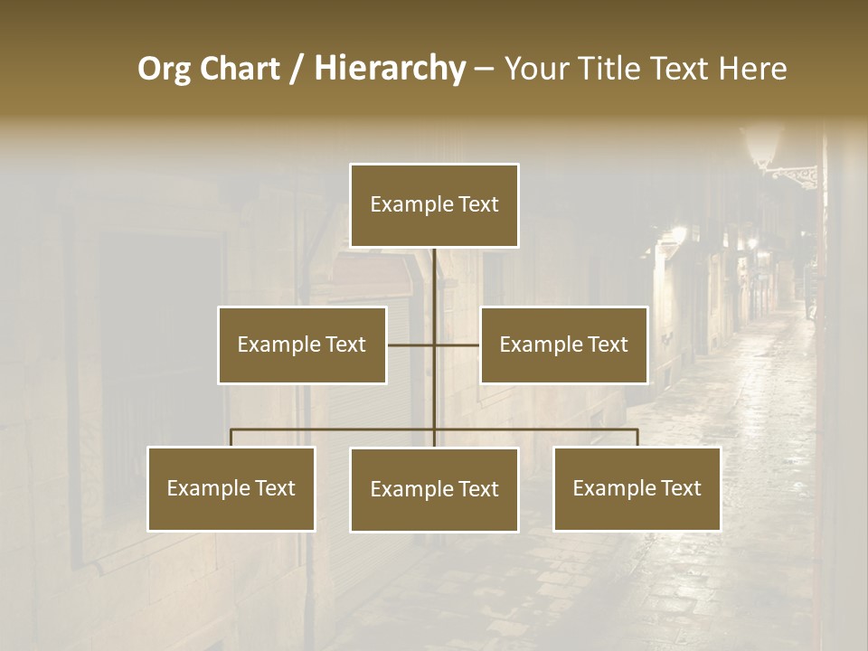 Catalonia House Cityscape PowerPoint Template