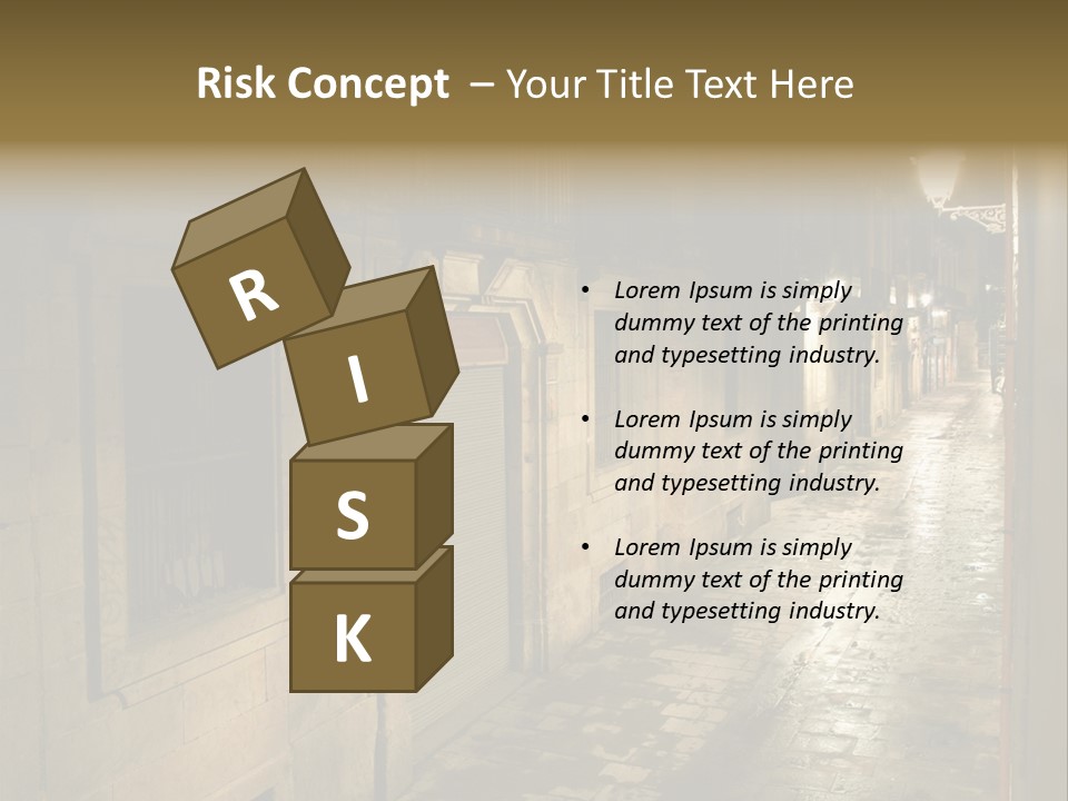 Catalonia House Cityscape PowerPoint Template