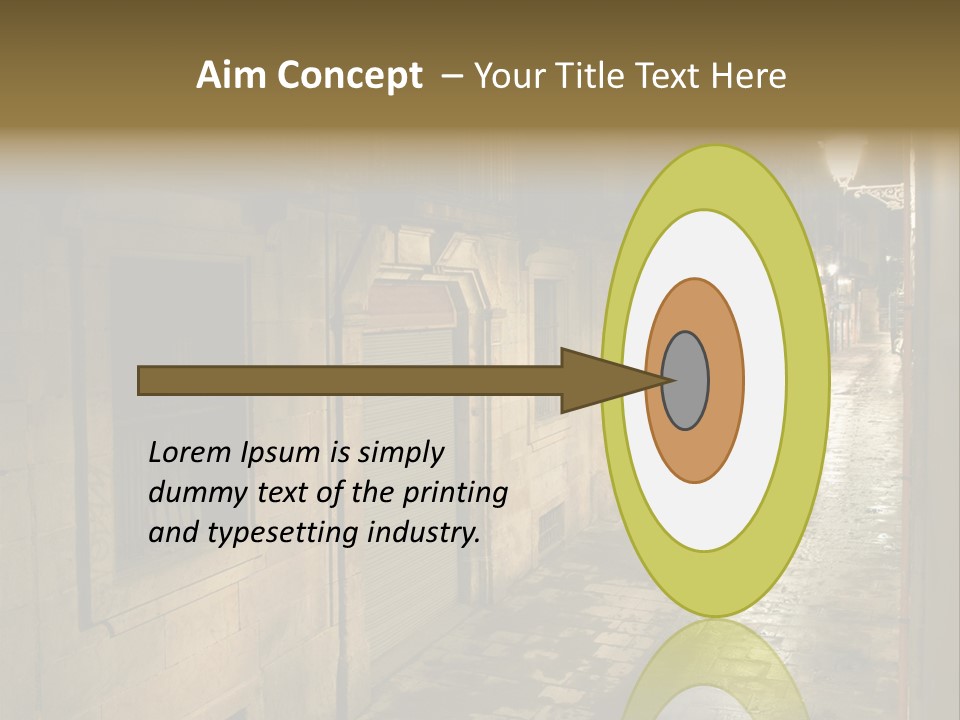 Catalonia House Cityscape PowerPoint Template