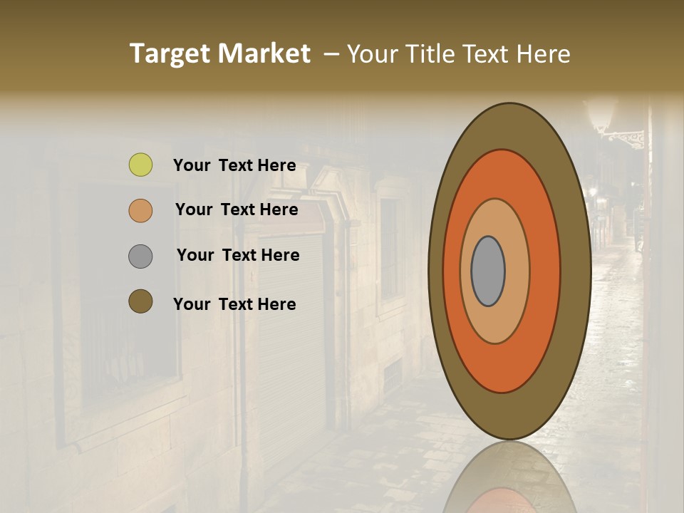 Catalonia House Cityscape PowerPoint Template