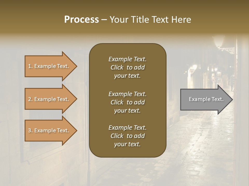 Catalonia House Cityscape PowerPoint Template