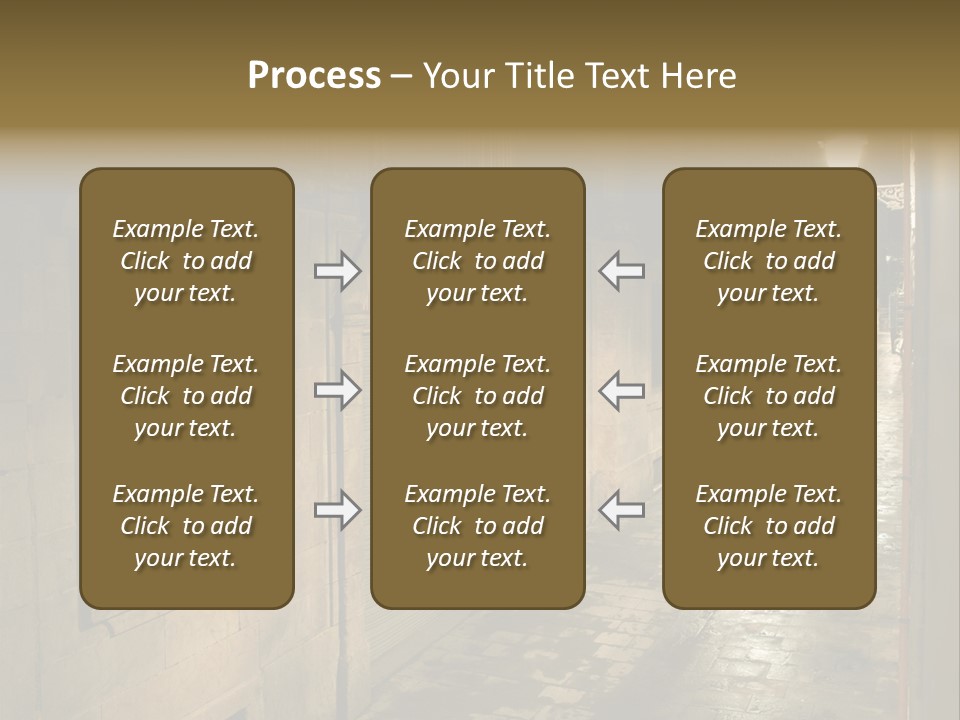 Catalonia House Cityscape PowerPoint Template