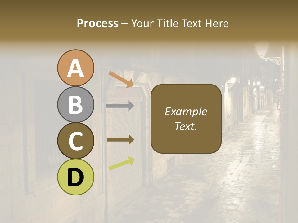 Catalonia House Cityscape PowerPoint Template