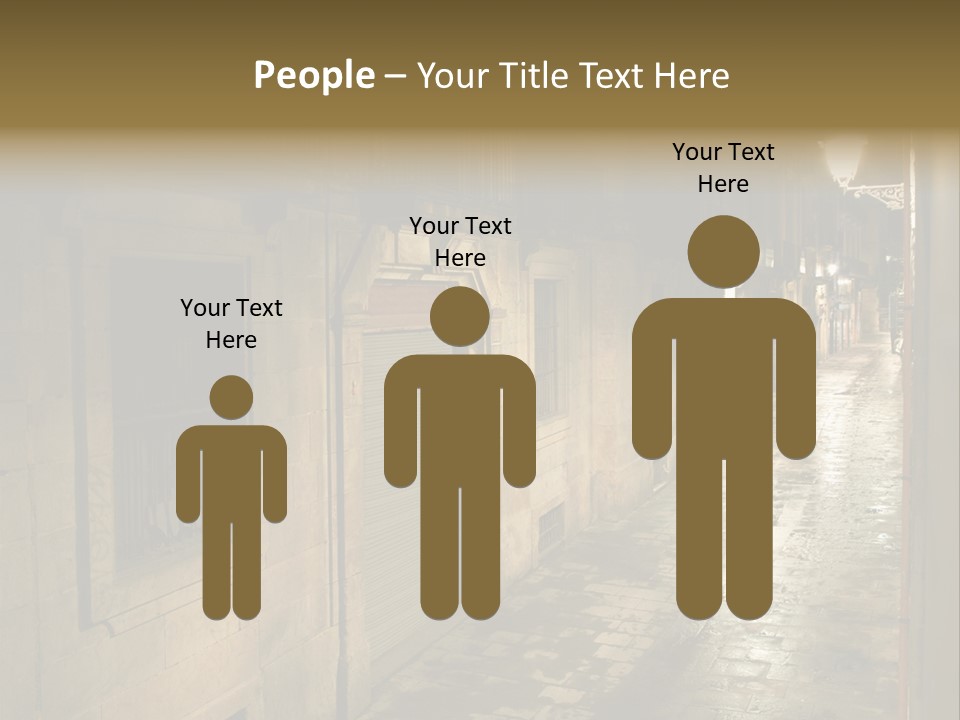 Catalonia House Cityscape PowerPoint Template