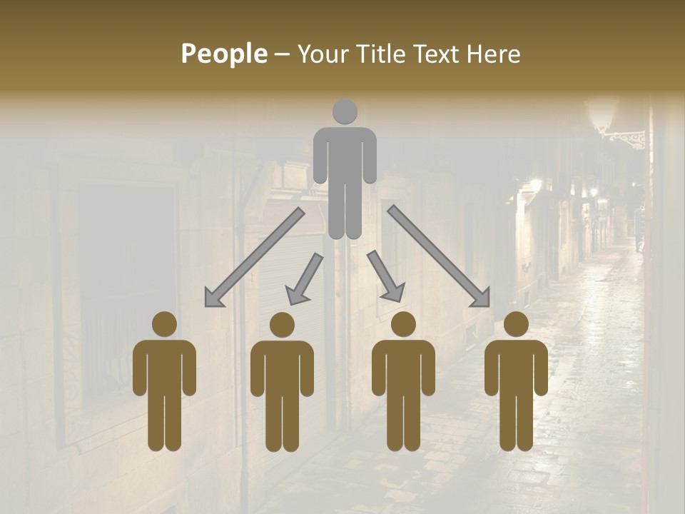 Catalonia House Cityscape PowerPoint Template