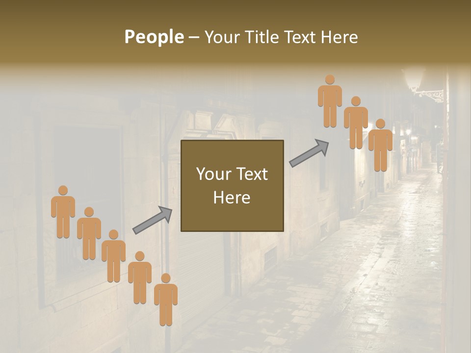 Catalonia House Cityscape PowerPoint Template