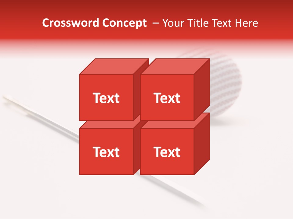 Object Sew Pink PowerPoint Template