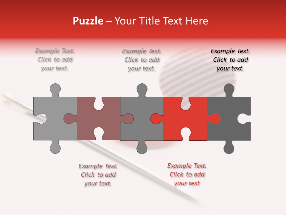 Object Sew Pink PowerPoint Template