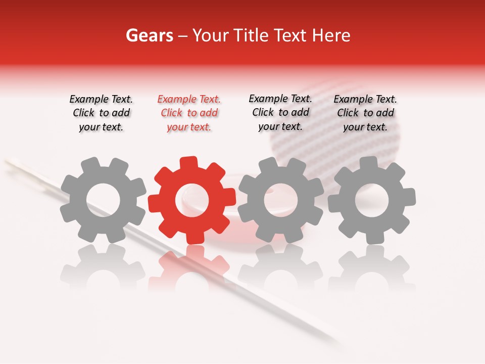 Object Sew Pink PowerPoint Template