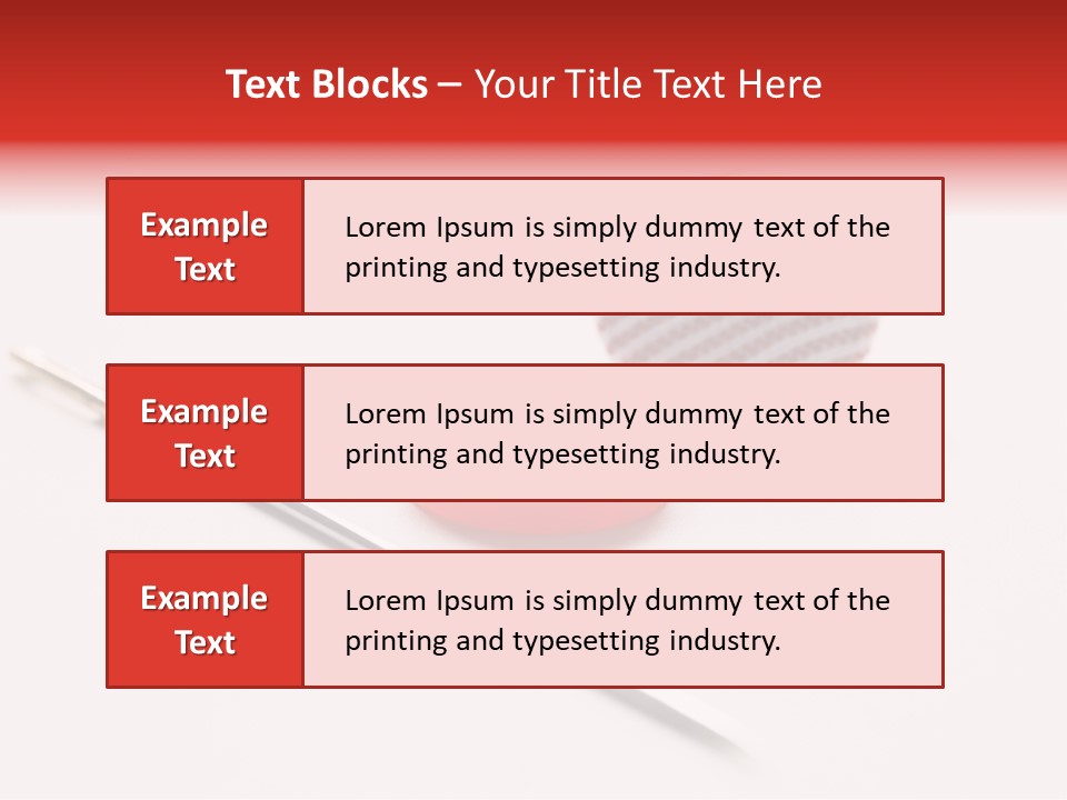 Object Sew Pink PowerPoint Template