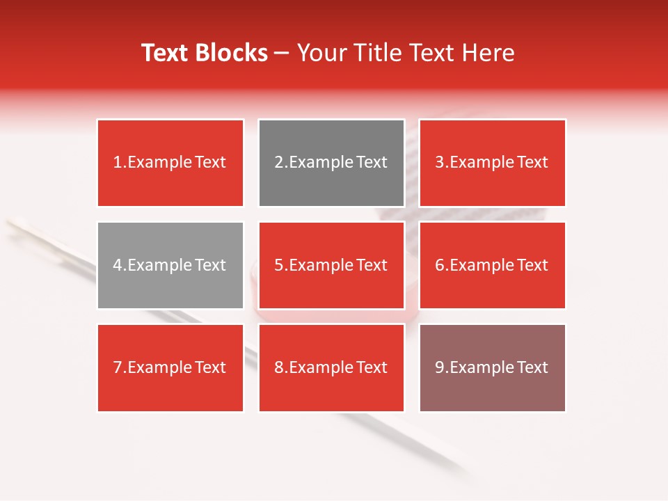 Object Sew Pink PowerPoint Template