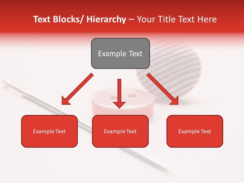 Object Sew Pink PowerPoint Template