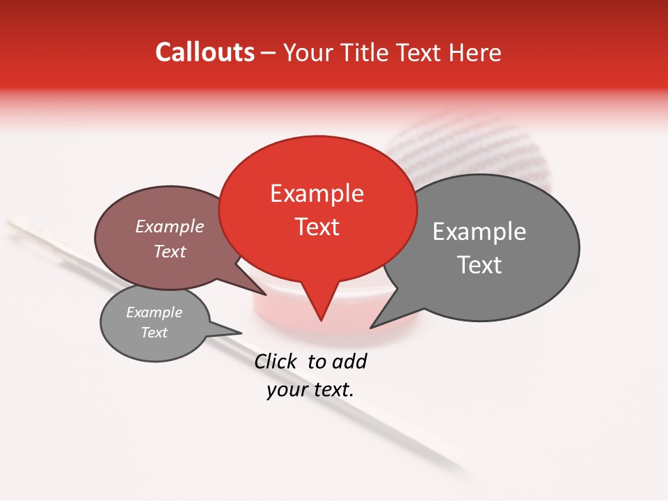 Object Sew Pink PowerPoint Template