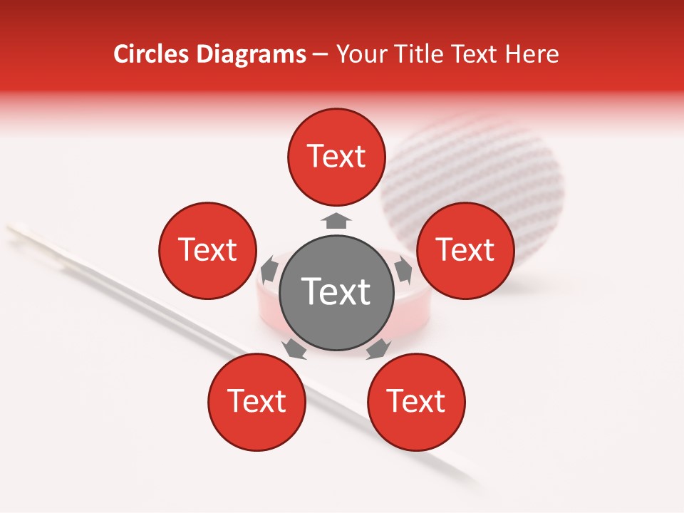 Object Sew Pink PowerPoint Template