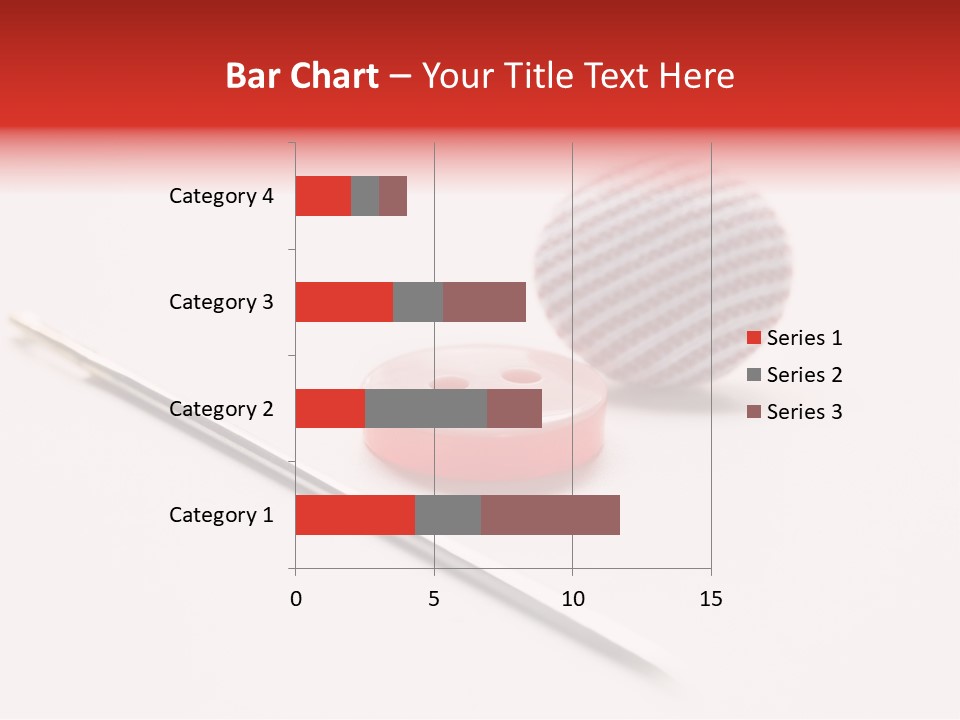 Object Sew Pink PowerPoint Template