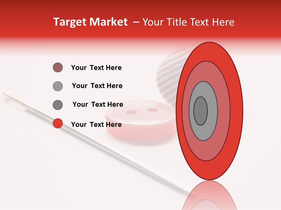 Object Sew Pink PowerPoint Template