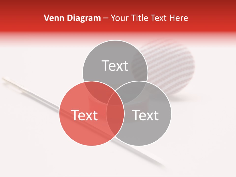 Object Sew Pink PowerPoint Template