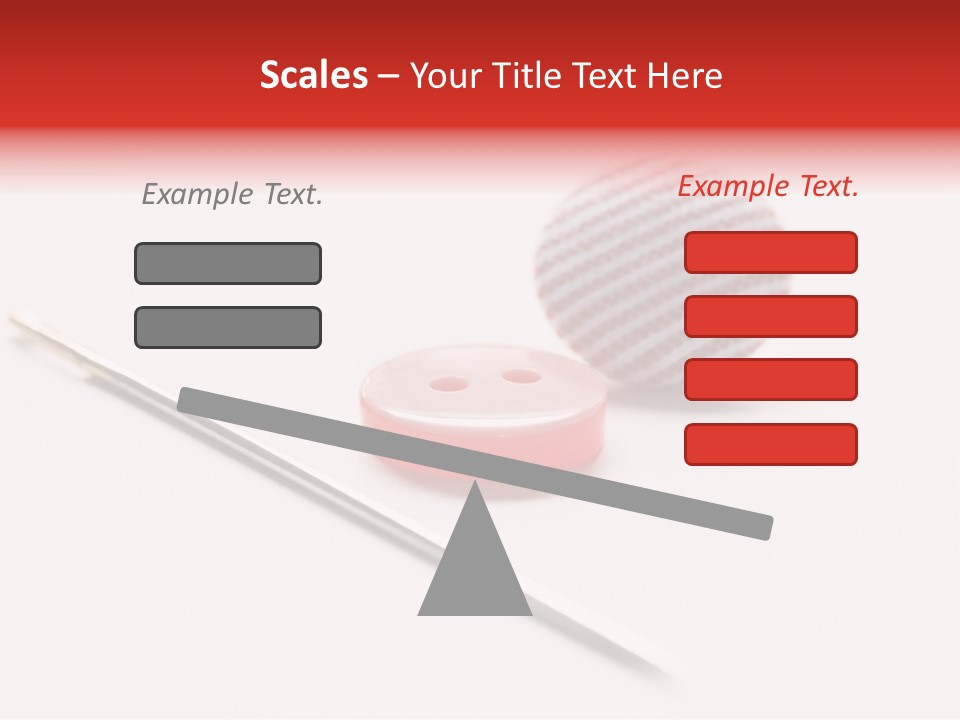 Object Sew Pink PowerPoint Template