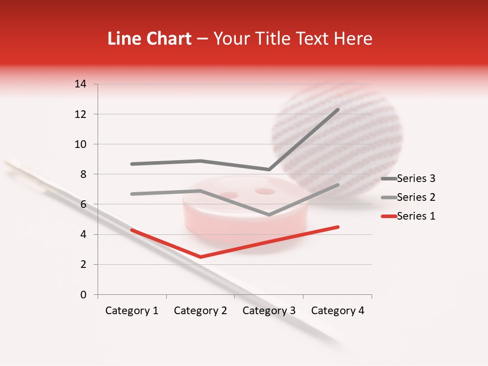 Object Sew Pink PowerPoint Template